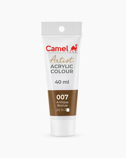 Camel Artist Acrylic Colours Individual tube of Antique Bronze-007