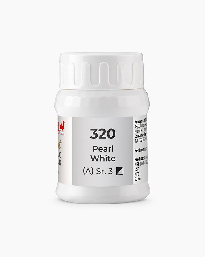 Camel Artist Acrylic Colours Individual tube of Pearl White- 320