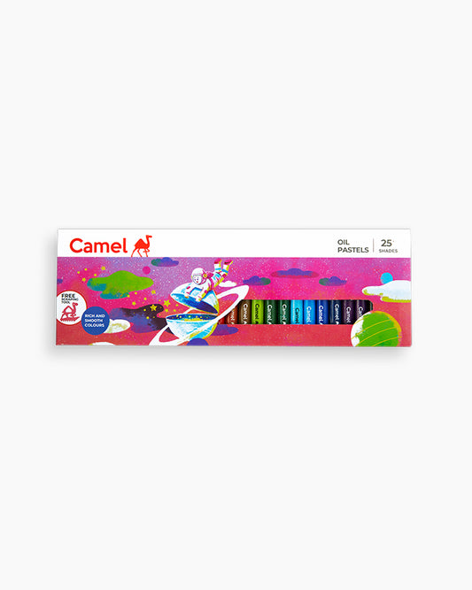 Camel Oil Pastels Assorted carton pack of 25 shades