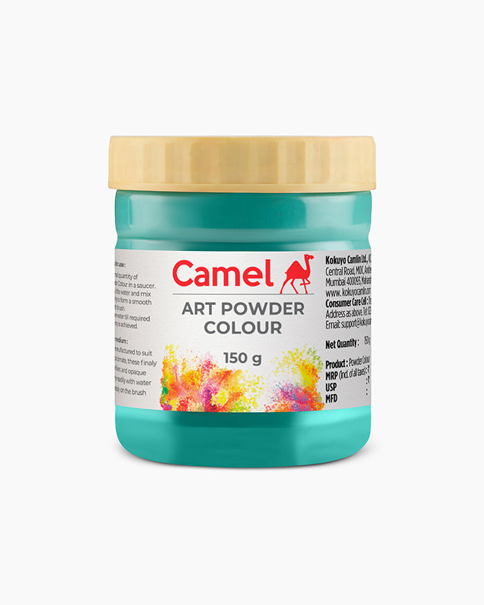 Camel Art Powders Individual jar of Viridian Hue in 275 ml
