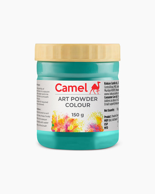 Camel Art Powders Individual jar of Viridian Hue in 275 ml