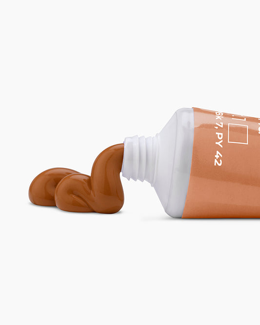 Camel Artist Acrylic Colours Individual tube of Raw Sienna- 366