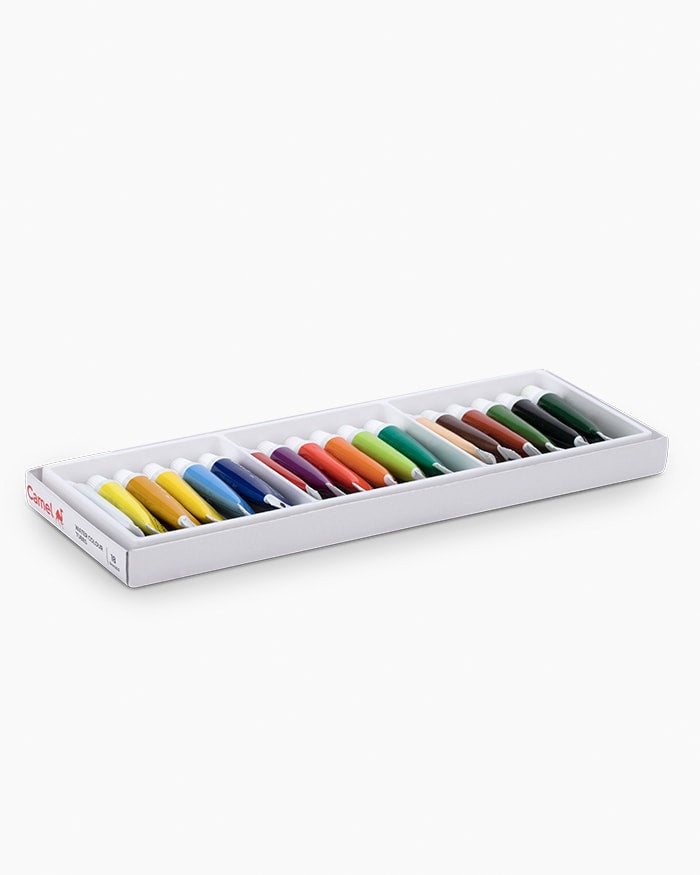 Camel  Water  Colours  Assorted  pack  of  tubes,  18  shades  in  5  ml