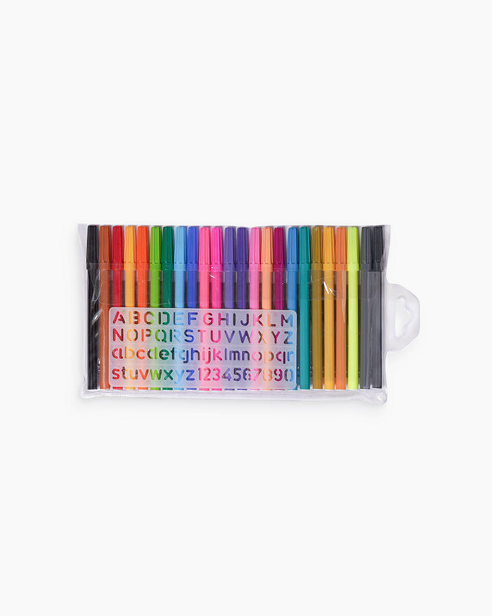 Camel  Sketch  Pens  Assorted  pack  of  24  shades,  Full  size