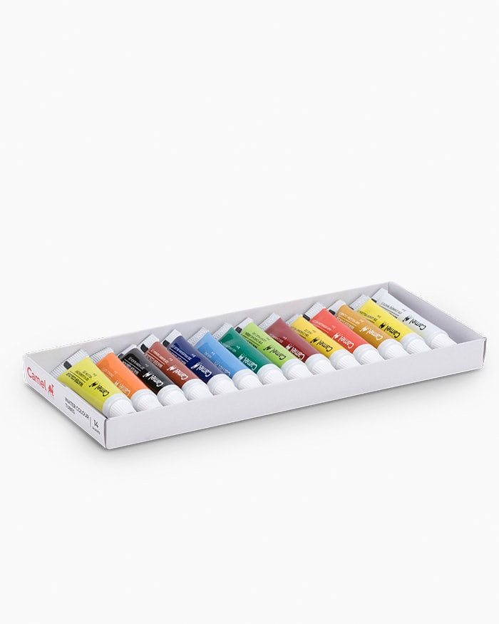 Camel  Water  Colours  Assorted  pack  of  tubes,  14  shades  in  5  ml