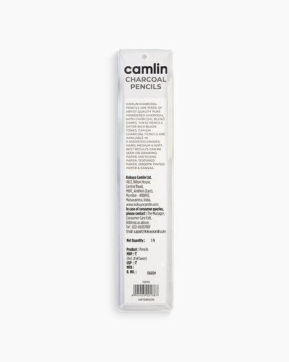 Camlin  Charcoal  Pencils  Assorted  pack  of  3  grades
