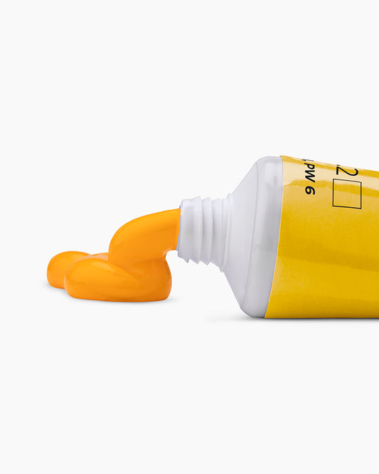 Camel Artist Acrylic Colours Individual tube of Permanent Yellow Medium-338