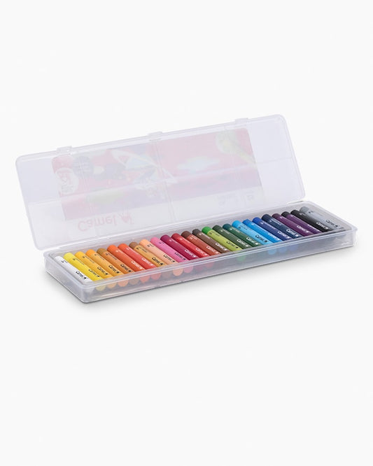 Camel Oil Pastels Assorted plastic pack of 25 shades