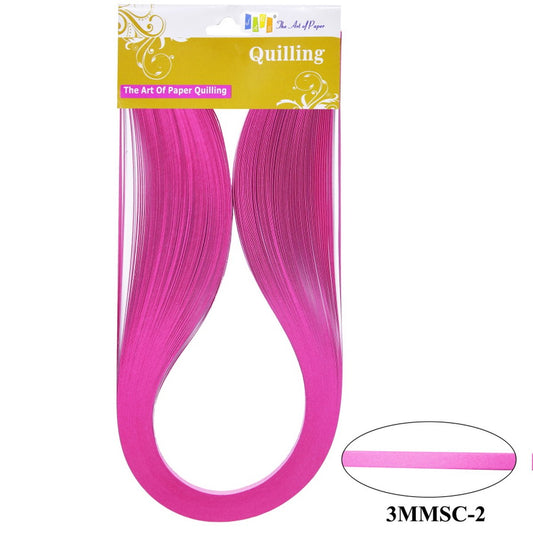 Quilling Strip 3mm S/C 02 Rani Pink 3MMSC-02