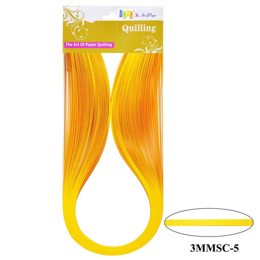 Quilling Strip 3mm S/C 05 Mango Yellow 3MMSC-05