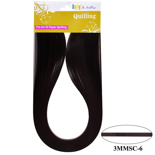 Quilling Strip 3mm S/C 06 Brown 3MMSC-06