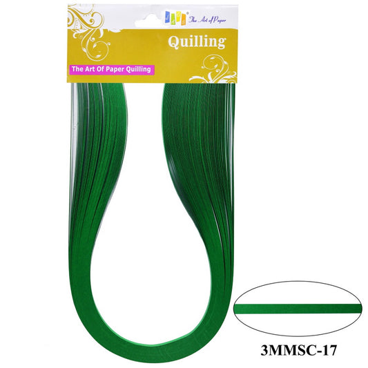 Quilling Strip 3mm S/C 17 Leaf Green 3MMSC-17