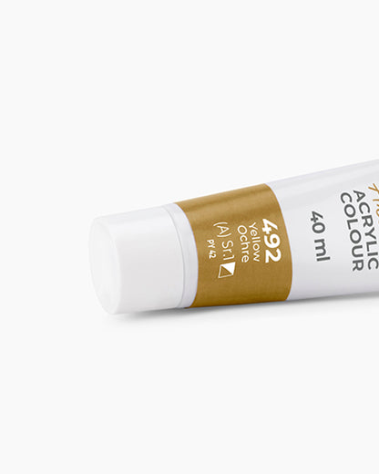 Camel Artist Acrylic Colours Individual tube of Yellow Ochre-492