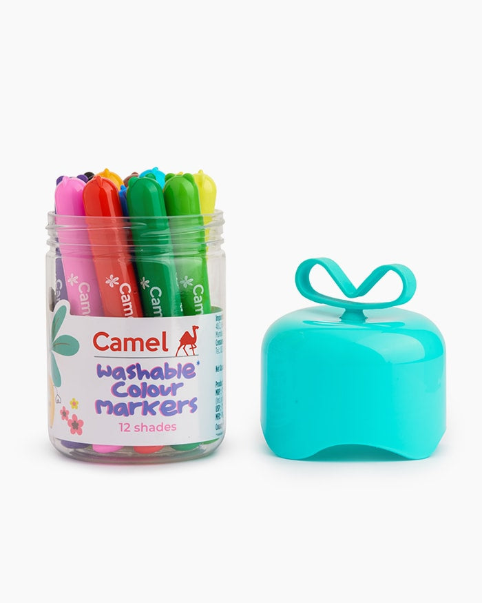 Camel Washable Colour Markers Assorted pack of 12 shades
