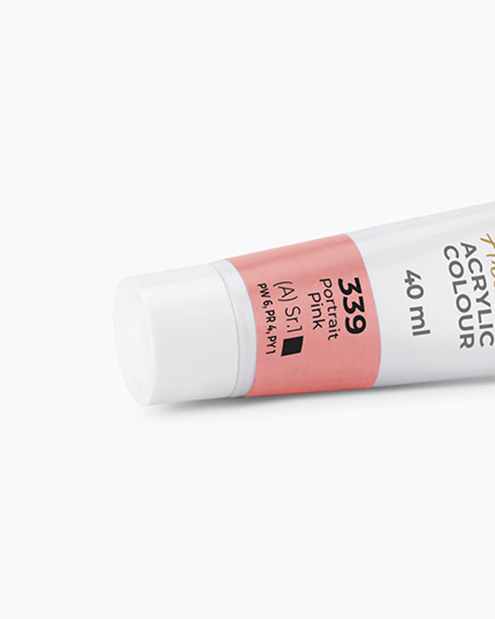 Camel Artist Acrylic Colours Individual tube of Portrait Pink- 339