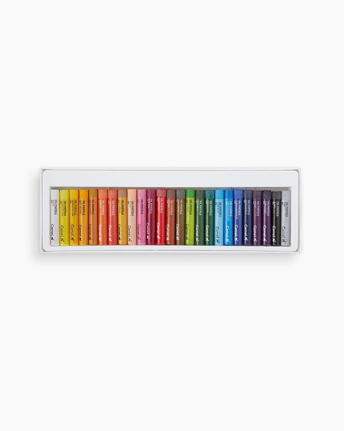 Camel Oil Pastels Assorted carton pack of 25 shades