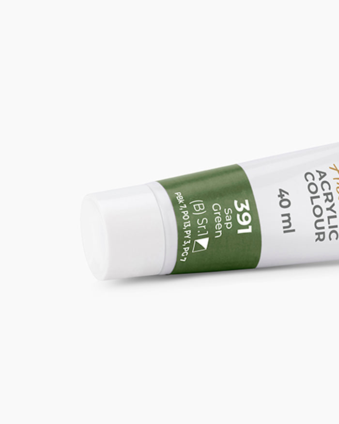 Camel Artist Acrylic Colours Individual tube of Sap Green- 391