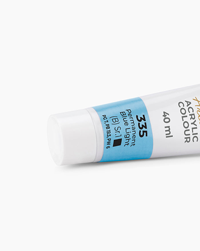 Camel Artist Acrylic Colours Individual tube of Permanent Blue Light-335
