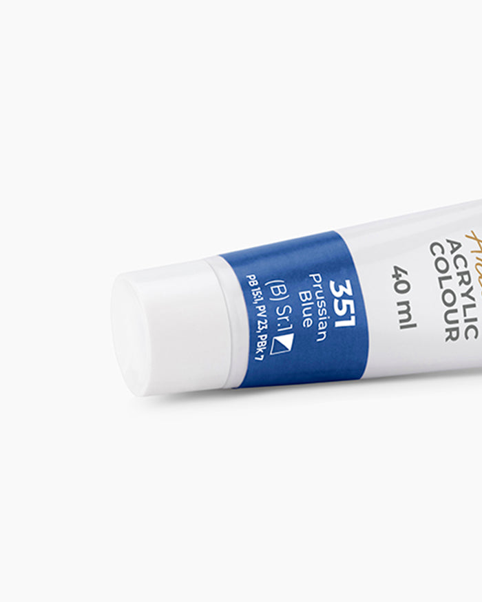 Camel Artist Acrylic Colours Individual tube of Prussian Blue-351