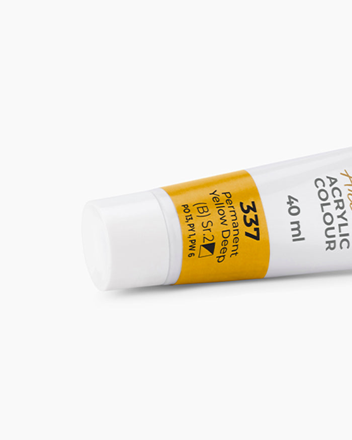 Camel Artist Acrylic Colours Individual tube of Permanent Yellow Deep-337