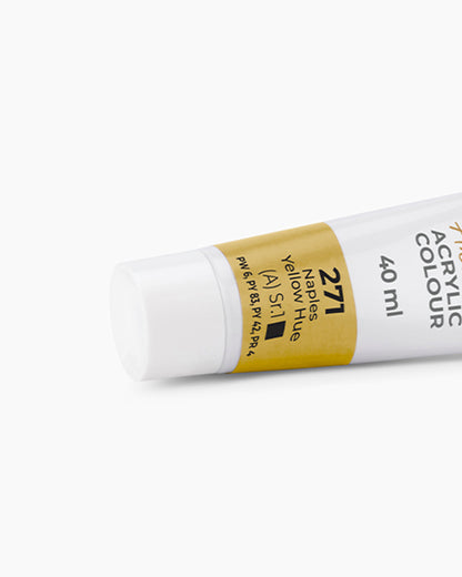 Camel Artist Acrylic Colours Individual tube of Naples Yellow Hue-271