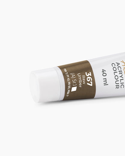 Camel Artist Acrylic Colours Individual tube of Raw Umber- 367