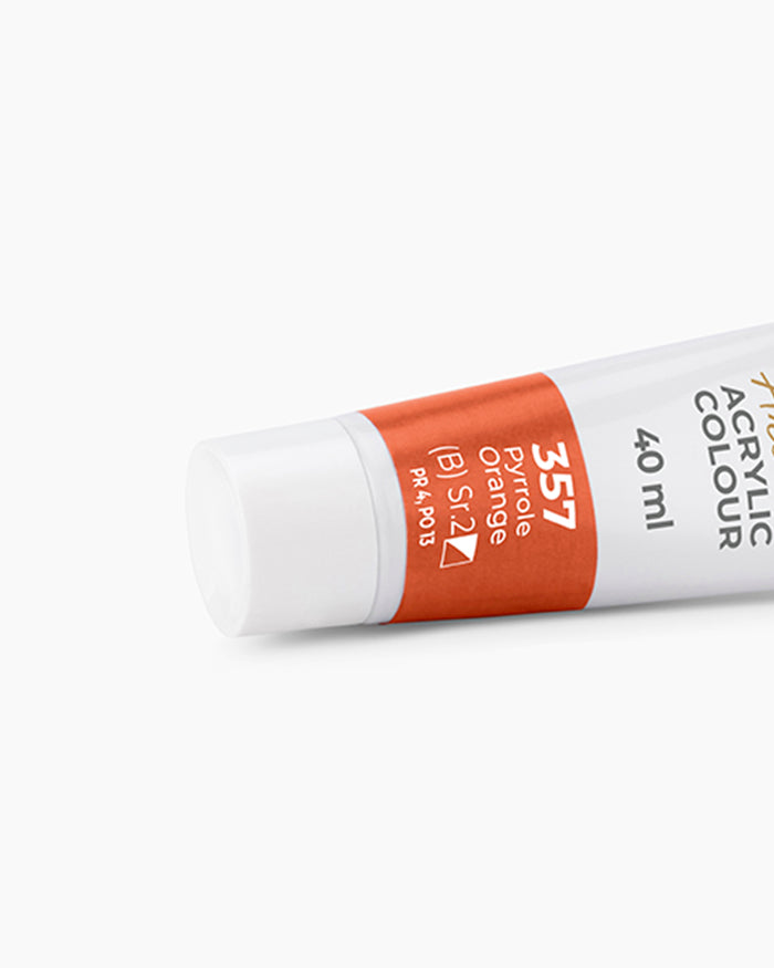 Camel Artist Acrylic Colours Individual tube of Pyrrole Orange- 357