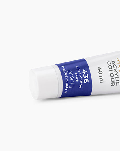 Camel Artist Acrylic Colours Individual tube of Ultramarine Blue-436