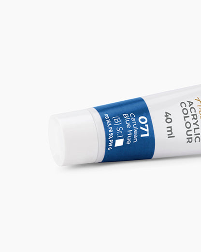 Camel Artist Acrylic Colours Individual tube of Cerulean Blue Hue-071