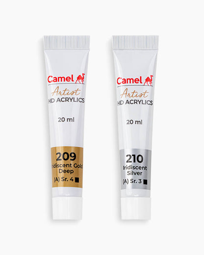 Camel  Artist  HD  Acrylics  Assorted  pack  of  14  shades
