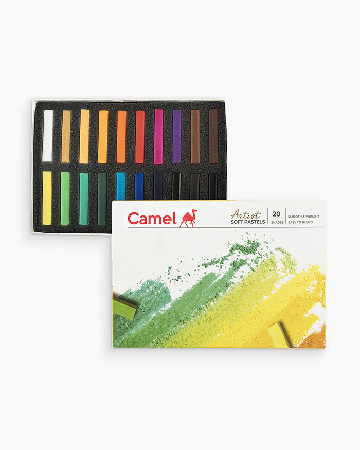 Camel  Artist  Soft  Pastels  Assorted  pack  of  20  shades
