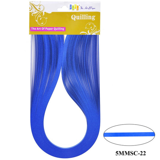 Quilling Strip 5mm S/C 22 TBlue 5MMSC-22