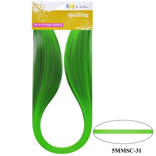 Quilling Strip 5mm S/C 31 Flo.Green 5MMSC-31