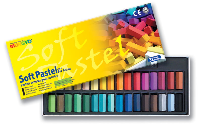 MUNGYO SOFT PASTELS SET HALF LENGTH