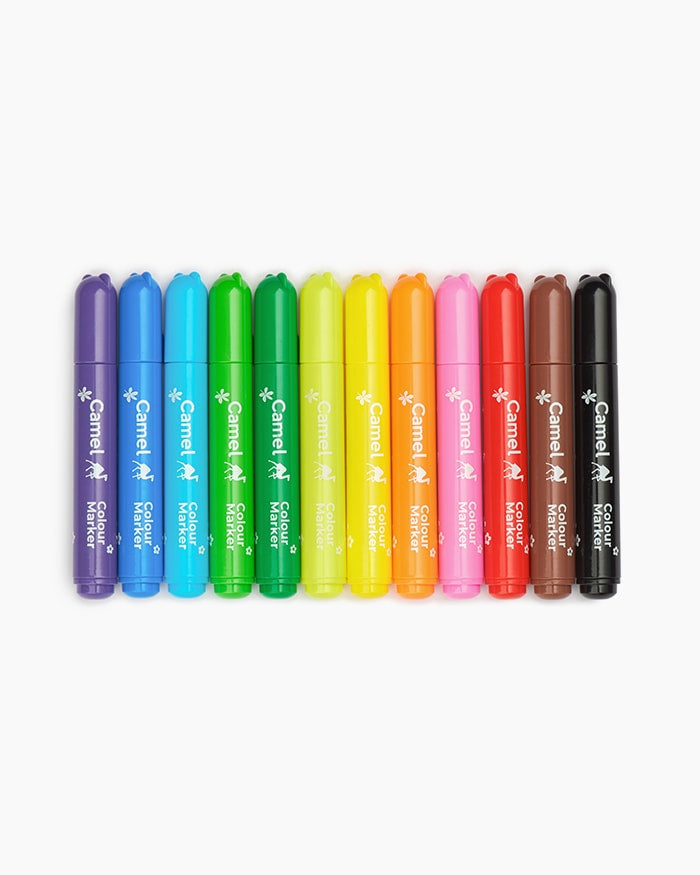 Camel Washable Colour Markers Assorted pack of 12 shades