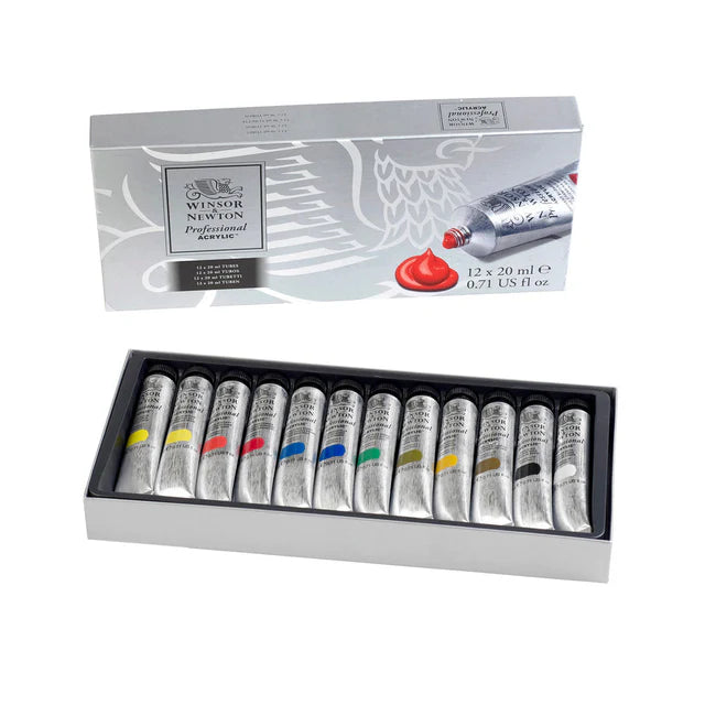 Winsor & Newton Professional Acrylic Set  12x20ml