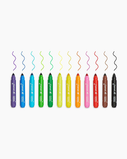 Camel Washable Colour Markers Assorted pack of 12 shades