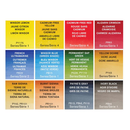 Winsor & Newton Artists Professional Watercolour Set  Customisable Travel Tin  12 Half Pan set