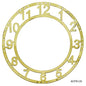 Acrylic Clock Frame Numerical Gold 12Inch ACFN120