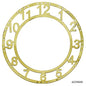 Acrylic Clock Frame Numerical Gold 8Inch ACFN800
