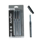 BRUSTRO AeroFlow Liquid Ink Rollerball Pens 0.5 Micro Tip (Classic Black ink)