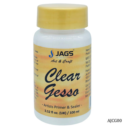 Artist Jags Gesso 100ml Clear AJCG00