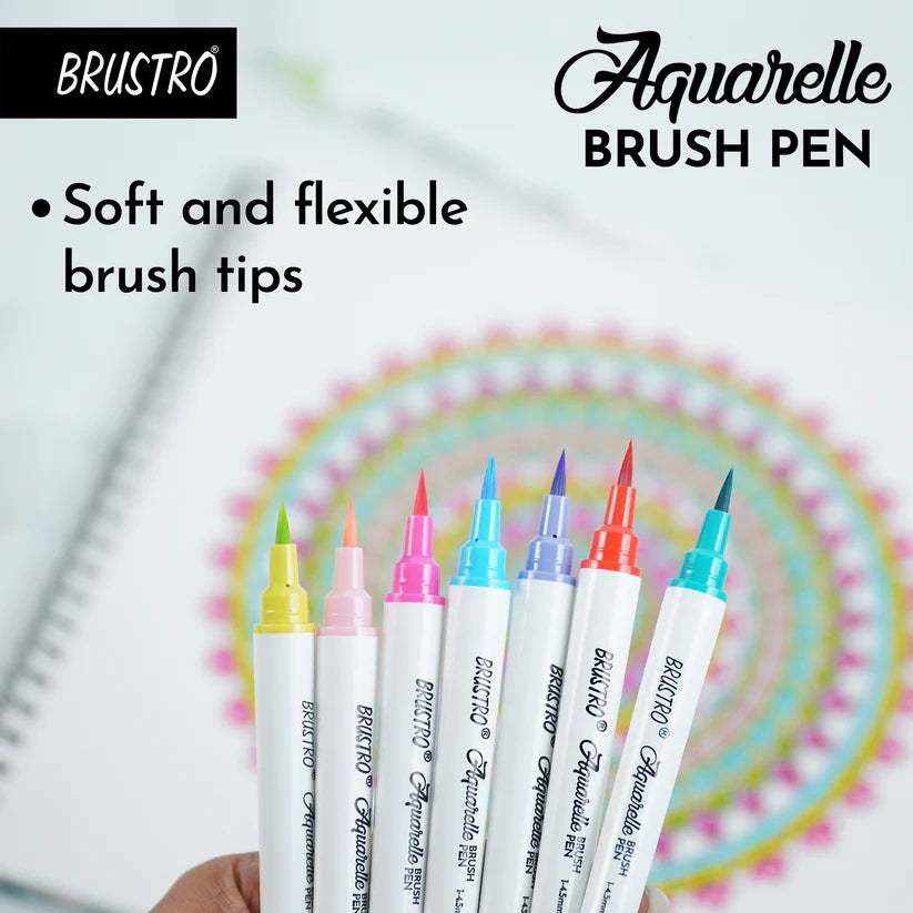 BRUSTRO Aquarelle Brush Pen Set of 24