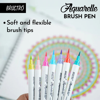BRUSTRO Aquarelle Brush Pen Set of 24