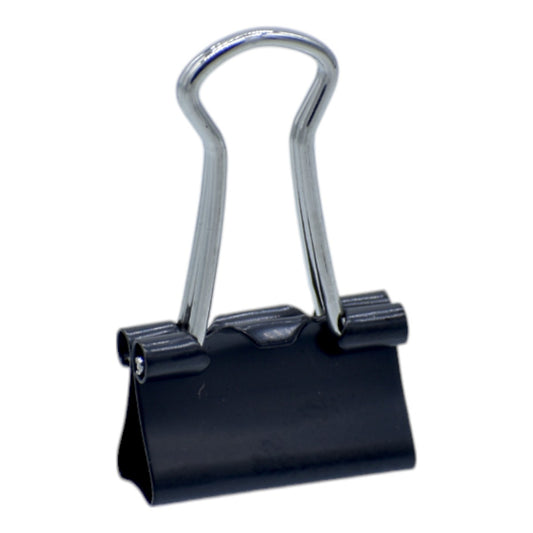 Binder Clips Black 15mm 12pcs Box