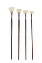 Brustro Artists Bristlewhite Fan Brush Series 1008 Set of 4