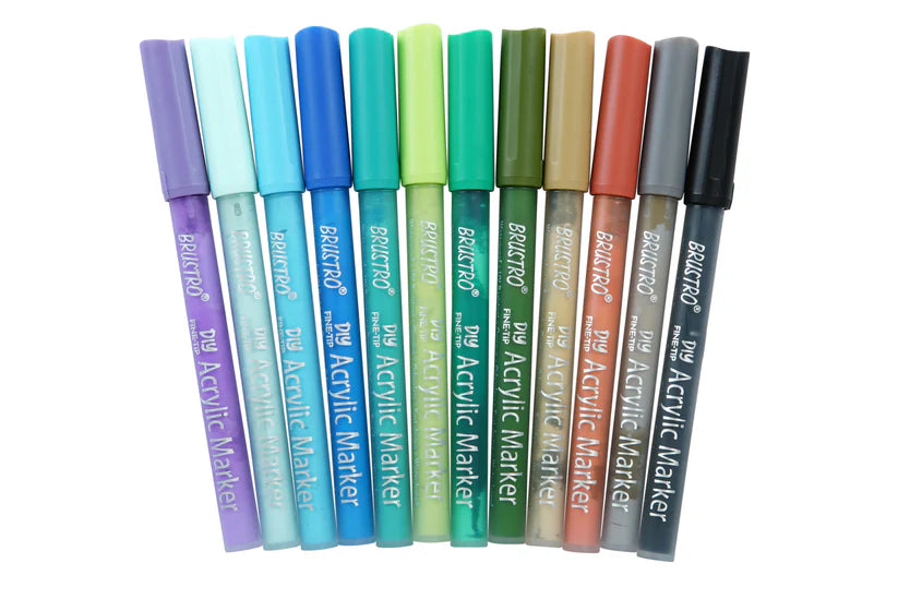 Brustro Acrylic (DIY) Marker Set of 24