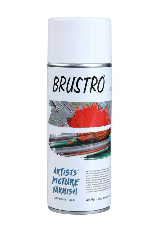 Brustro Artists' Varnish - Gloss- 400 ml spray can