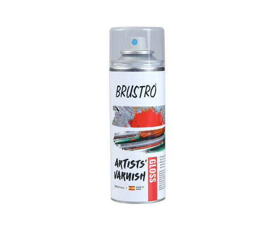 Brustro Artist's Varnish Spray Can  Gloss finish 200ml