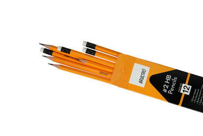 BRUSTRO 2HB Pencils Pack of 12